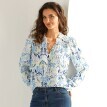 Blúz mintás díszítéssel
