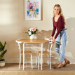 3-dielna súprava Stôl a 2 stoličky