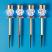 Lumini solare "Crystal" set de 4 buc
