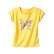 Футболка з принтом метелика посередині