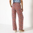 Szerokie spodnie z gumką w pasie i nadrukiem