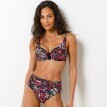 Стягуючий бюстгальтер-купальник Kalibo з принтом та прихованою кісточкою