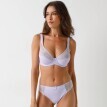 Set de 2 sutiene cu imprimeu Tropea de la Confidence Lingerie® din jerseu elastic cu dantelă, cu armătură