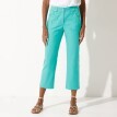 Прямі еластичні штани 7/8