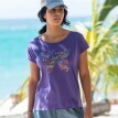 T-shirt z nadrukiem motyla
