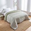 Pătură cu model vichy în carouri, confecționată din microfibră 400g/m2
