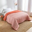 Pătură cu model vichy în carouri, confecționată din microfibră 400g/m2