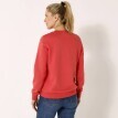 Bluza ze szczotkowanej bawełny z okrągłym dekoltem