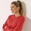 Bluza ze szczotkowanej bawełny z okrągłym dekoltem