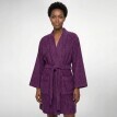 Krátky unisex župan s kimono golierom