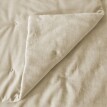 Narzuta dwustronna, welur 100g/m2 i bawełna prana 57 nici/cm2