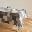 Voskovaný ubrus s patchwork vzorem