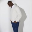 Sweter z dekoltem w szpic, 100% akryl