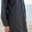 Nepromokavá dlouhá bunda s fleecovou podšívkou, recyklovaný polyester