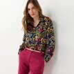 Košile na knoflíčky s potiskem květin, recyklovaný polyester