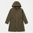 Parka ușoară, impermeabilă, cu glugă detașabilă și fermoar