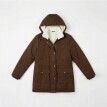 Parka s kapucí a sherpa
podšívkou