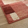 Dekoratívny koberec s patchwork vzorom