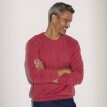 Sweter z okrągłym dekoltem, 80% wełna, 20% poliamid