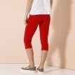 Pantaloni 3/4 de culoare solidă