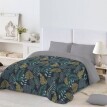 Ковдра з мікрофібри з принтом листя 200 г/м2