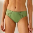 Komplet 2 jednolitych majtek midi Olbia marki Confidence Lingerie® z ażurowym haftem