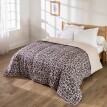 Přikrývka s leopardím motivem, mikrovlákno 200 g/m2