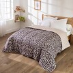 Přikrývka s leopardím motivem, mikrovlákno 400 g/m2