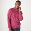 Hanorac cu fermoar din fleece periat, culoare uni