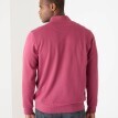 Hanorac cu fermoar din fleece periat, culoare uni