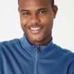 Hanorac cu fermoar din fleece periat, culoare uni