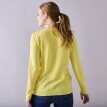 Pulovr s mírně zakulaceným výstřihem do V