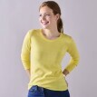Sweter w jednolitym kolorze z okrągłym dekoltem