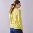 Sweter w jednolitym kolorze z okrągłym dekoltem