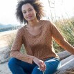 Tricou din bumbac organic cu imprimeu cu buline
