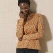 Tricou din bumbac organic cu imprimeu cu buline