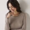 Tricou cald cu mânecă lungă, amestec de lână