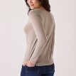 Tricou cald cu mânecă lungă, amestec de lână