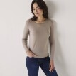 Tricou cald cu mânecă lungă, amestec de lână