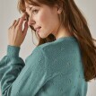 Cardigan tricotat cu punct
