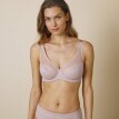 Biustonosz push-up Confidence Lingerie® Paia z mikrofibry i haftowanego tiulu na fiszbinach