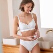 Komplet 2 majtek midi z wysokim stanem, koronka i tiul Guspini marki Confidence Lingerie®