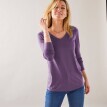 T-shirt z dekoltem w serek