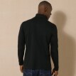 Tricou cu guler înalt și mâneci lungi