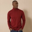 Tricou cu guler înalt și mâneci lungi