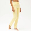 Pantaloni lungi din fleece de culoare uni