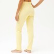 Pantaloni lungi din fleece de culoare uni