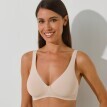 Bawełniany biustonosz elastyczny Basic+ Soft Bra marki Sloggi, bez fiszbin