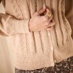 Cardigan ajurat