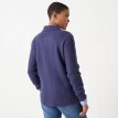 Sweter zapinany na zamek z wzorem warkocza